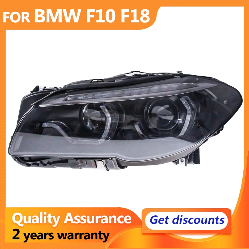 2PCS LED Headlight For BMW F10 F18 2010-2017 headlights M5 520i 520d 530i 530d Lights Car Accessories Head lamp