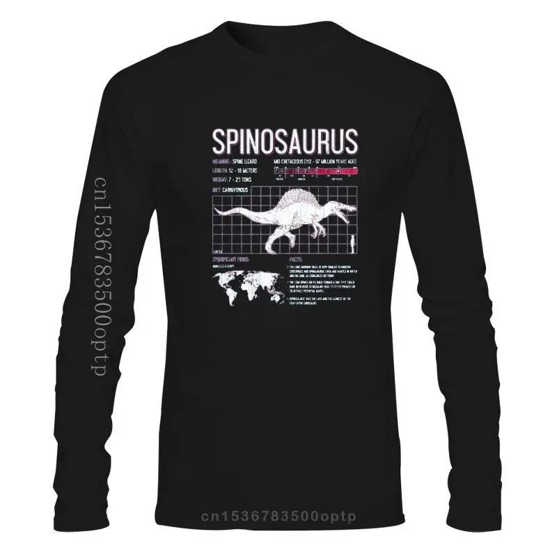 

Мужская одежда, спинозавр, динозавр, факты, футболка для мужчин, женщин, детей, наука