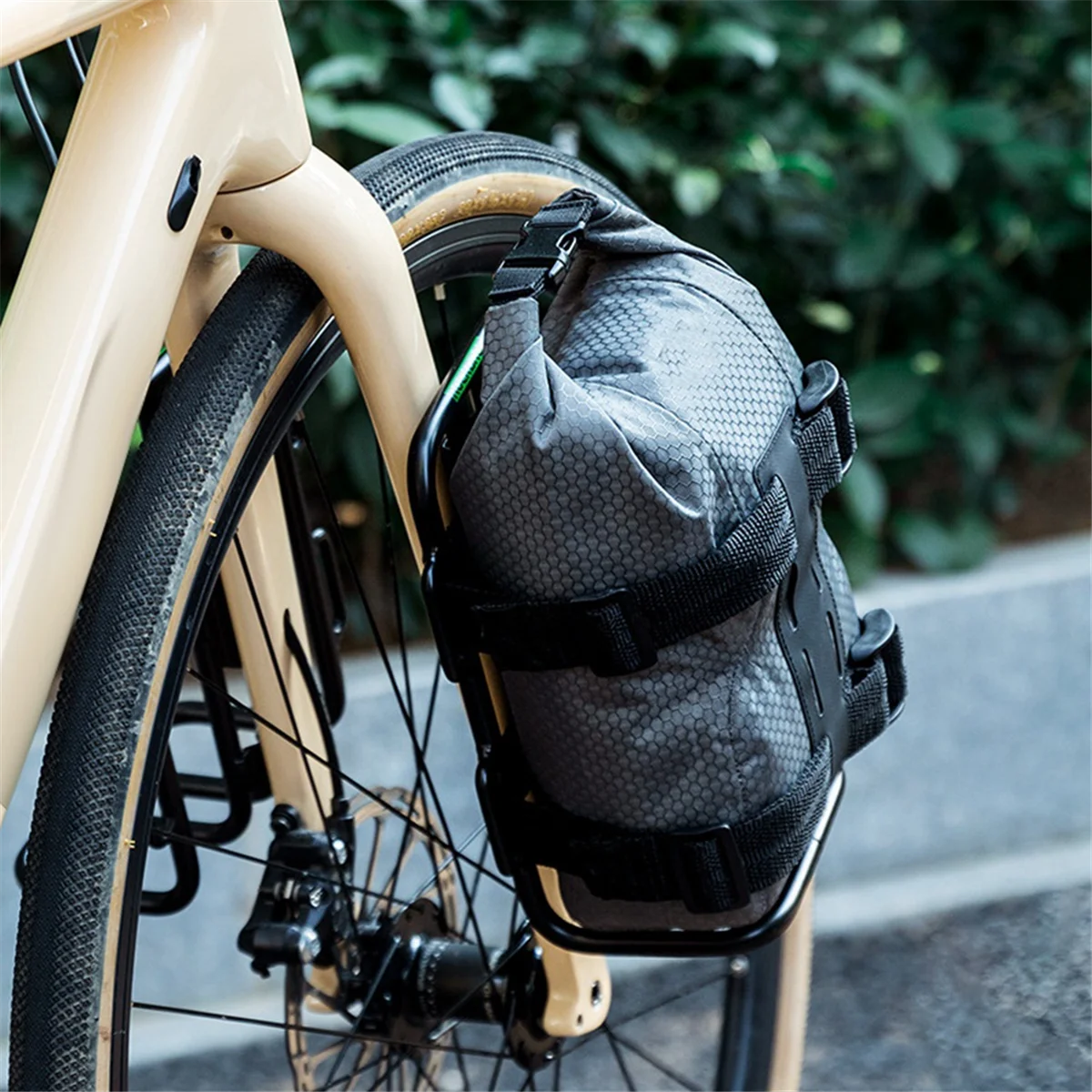 ROCKBROS полка для передней вилки велосипеда с сумкой велосипедной дорожные