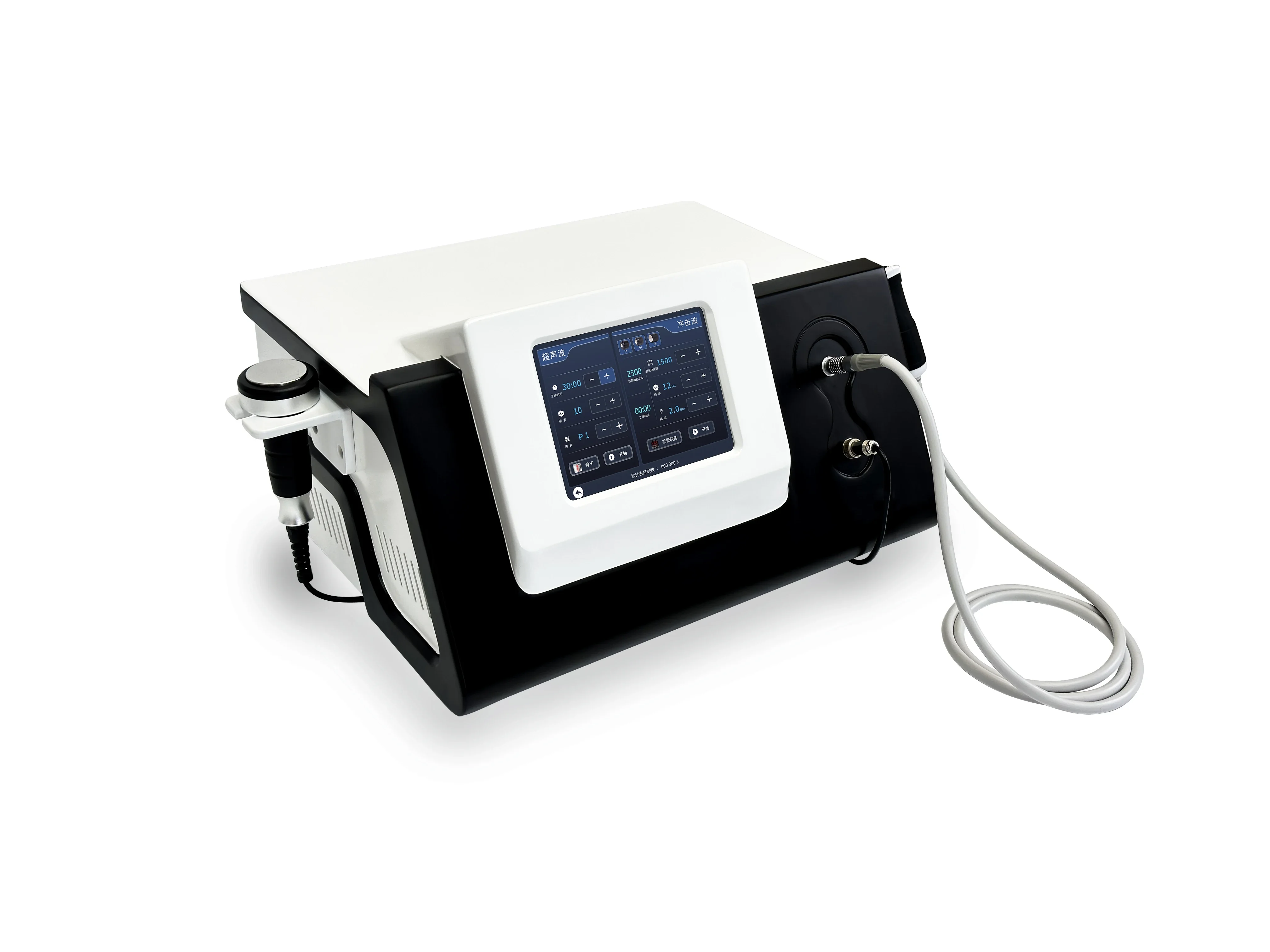 Портативная ультразвуковая терапия 2 в 1 устройство ударопрочной волны давления