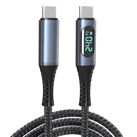 USB-кабель RYRA USB 240, 40 Гбит/с, Вт, с поддержкой быстрой зарядки