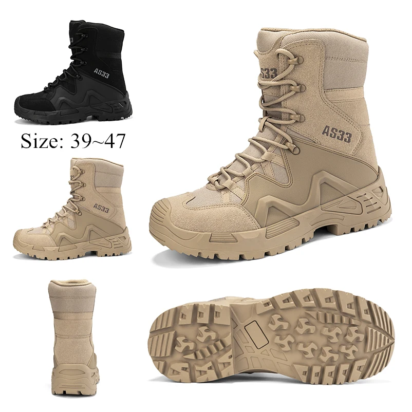 

Мужские водонепроницаемые походные ботинки, брендовые ботинки из замши, в стиле милитари, для пустыни, походов, кожаные сапоги