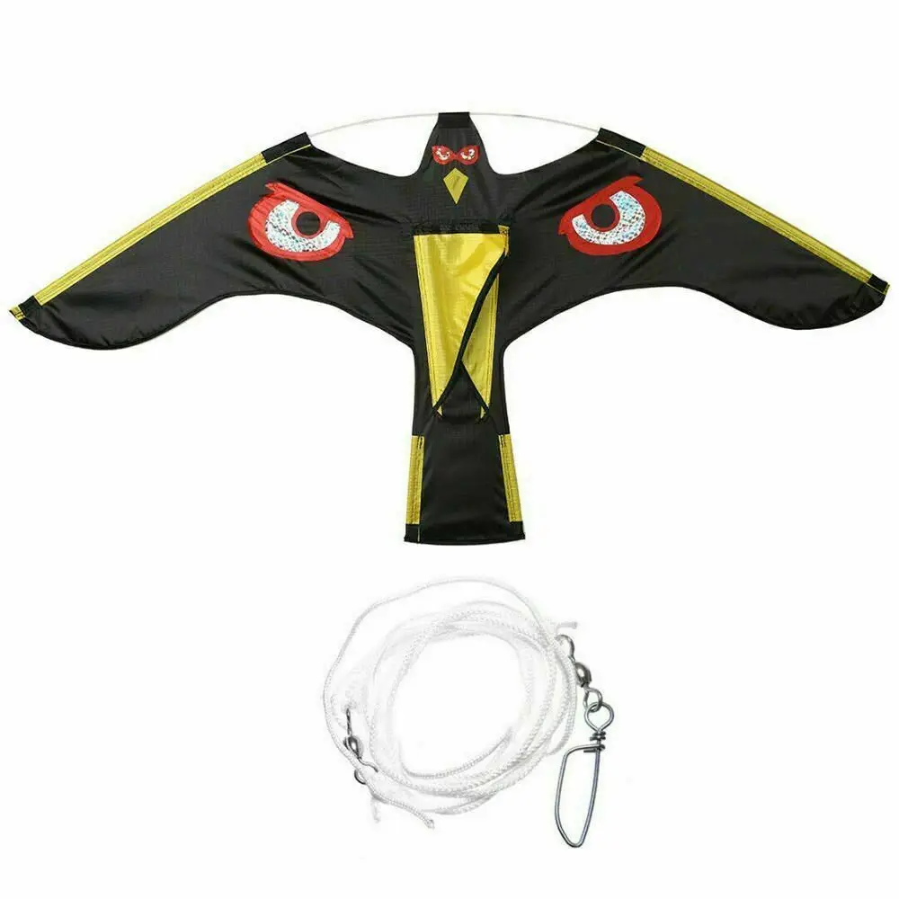 Big Birds Scaring Hawk Flying Kite Simulated Hawk Scare Wind Power Pigeon Scarer Device for Outdoor Home Garden Farm Scarecrow images - 6