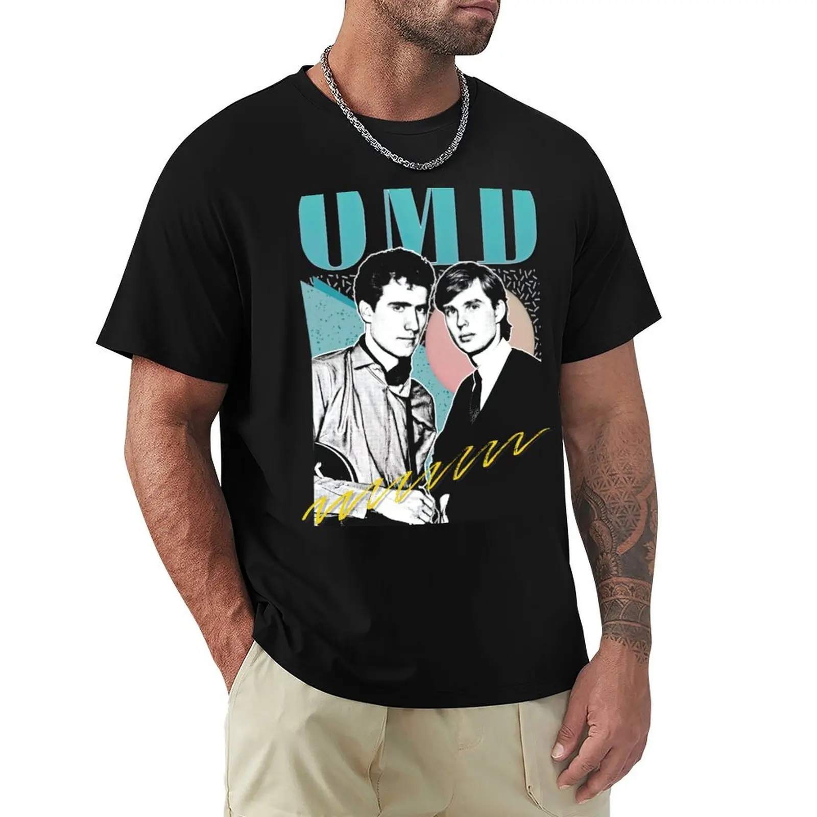 Фото Оригинальная футболка OMD в стиле ретро, ​​футболка Sun Block Outdoor №1