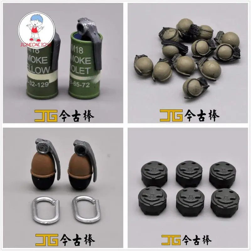 1/6 scale grenade mine smoke bomb military model toys for 12 inches Soldier accessories DIY