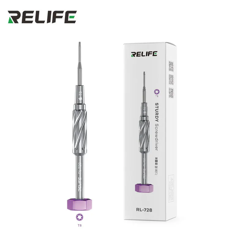 RELIFE RL-728 2D сверхжесткая противоскользящая отвертка с сильным магнитом для