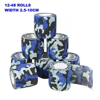 Camouflage Cohesive Bandage Self Adhesive Bandage Military Athletic First Aid Tape for Sports Injury Outdoor Hunting Camping