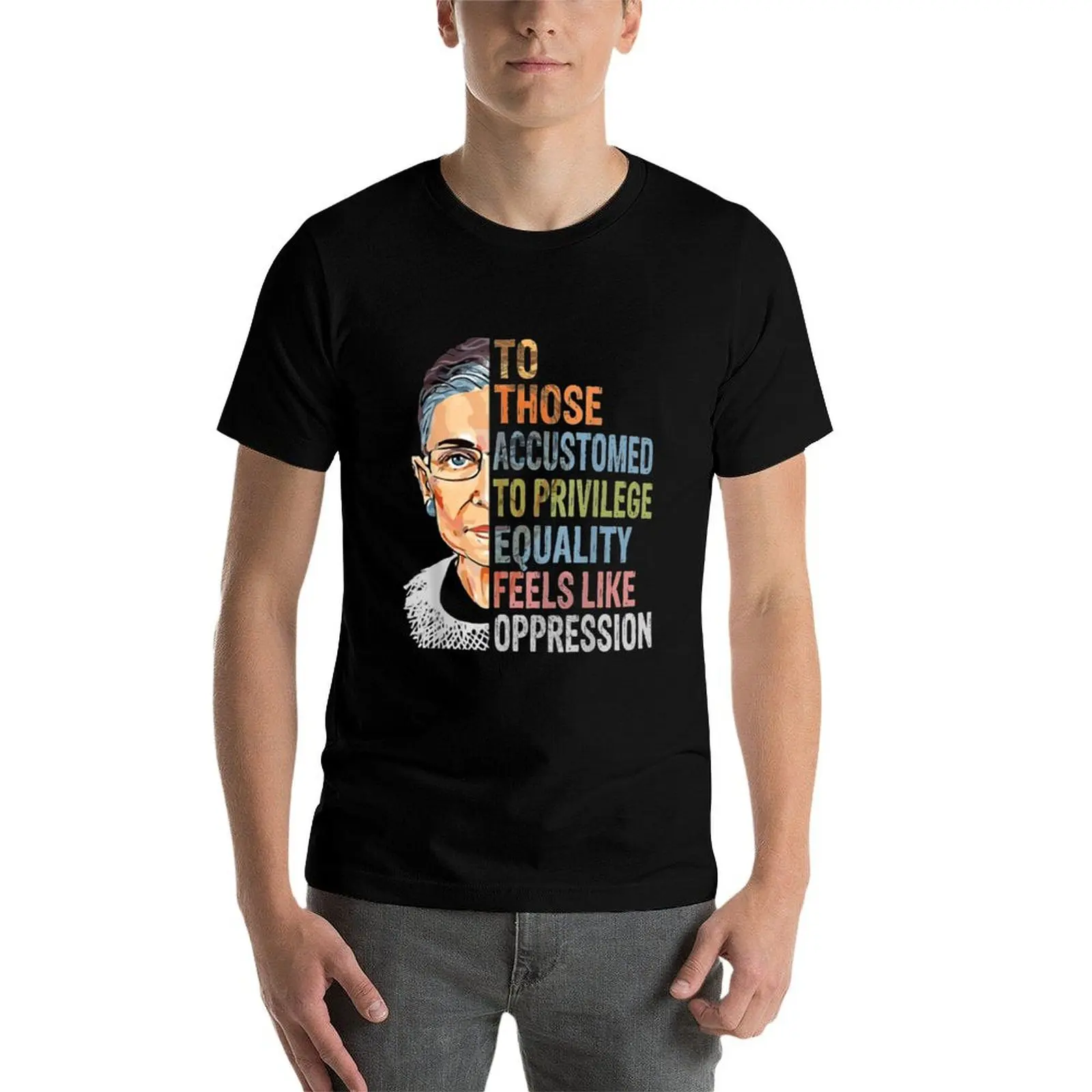 Privilege Ruth Bader Ginsburg RBG Equality Womens T-Shirt man t shirt luxury clothing labubu mens graphic t-shirts |