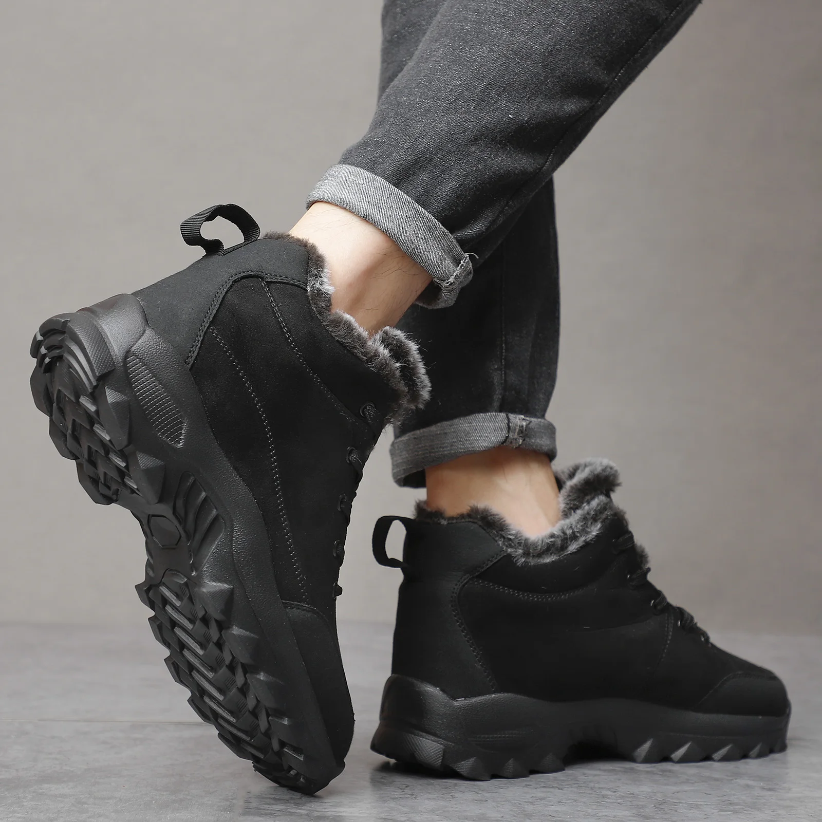 Men Snow Boots Outdoor Shoes For Male Thick Sole Sneakers for Men Winter Shoes Botines Tenis Keep Warm Fluff Mens Ankle Boots 3 Men Snow Boots Outdoor Shoes For Male Thick Sole Sneakers for Men Winter Shoes Botines Tenis Keep Warm Fluff Mens Ankle Boots 3