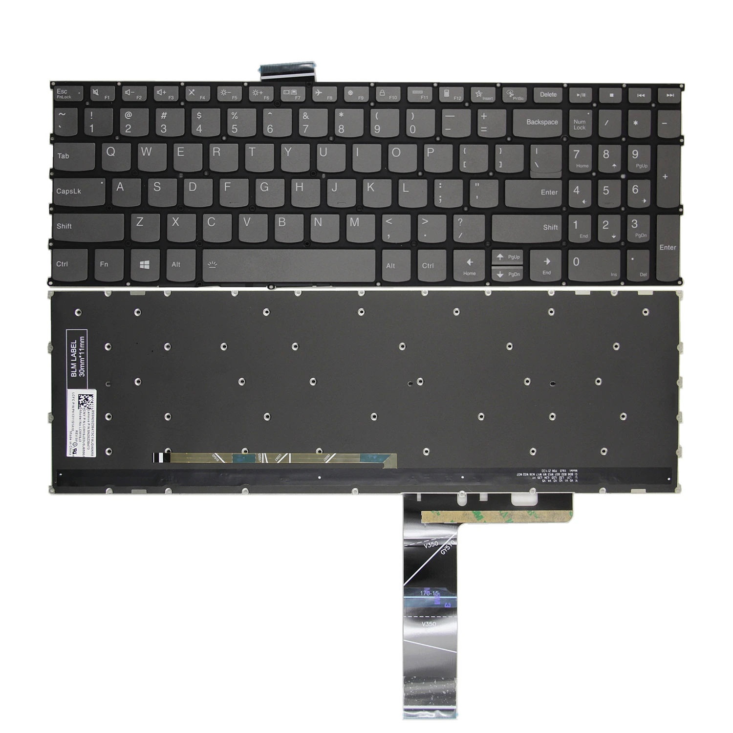 Новая клавиатура US для Lenovo Ideapad 5 15IIL05 15ARE05 15ITL05 IdeaPad 3 15IAU7 ABA7 Thinkbook15 G2 Air15 2020 2021 IAL7 2022