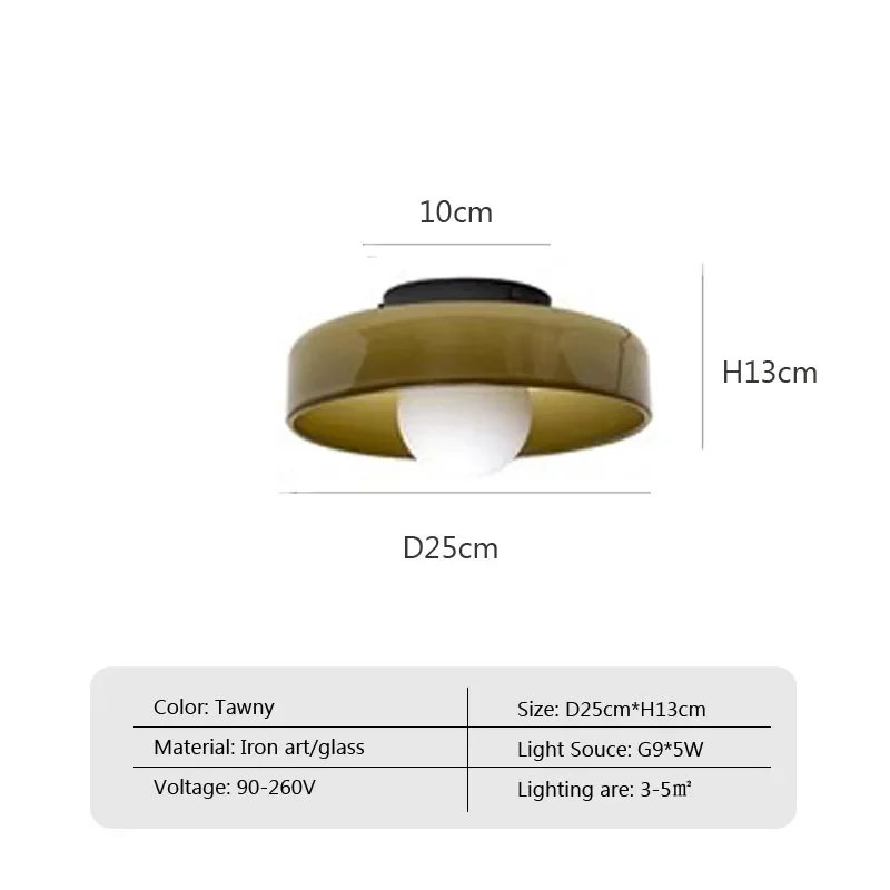 

Стеклянный потолочный светильник, скандинавский светодиодный источник G9, настенные светильники для прихожей, прихожей, прохода, балкона, спальни, гостиной, украшения, светильник