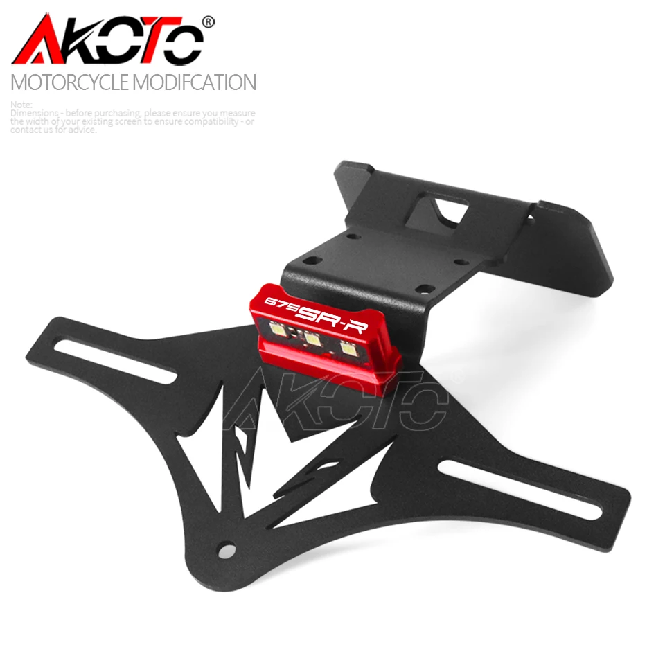 

Фиксированный хвостовой аккуратный фиксатор крыльев для CFMOTO 675SR-R 675SR 675NK NK675 675 SR R NK, держатель номерного знака мотоцикла, аксессуары