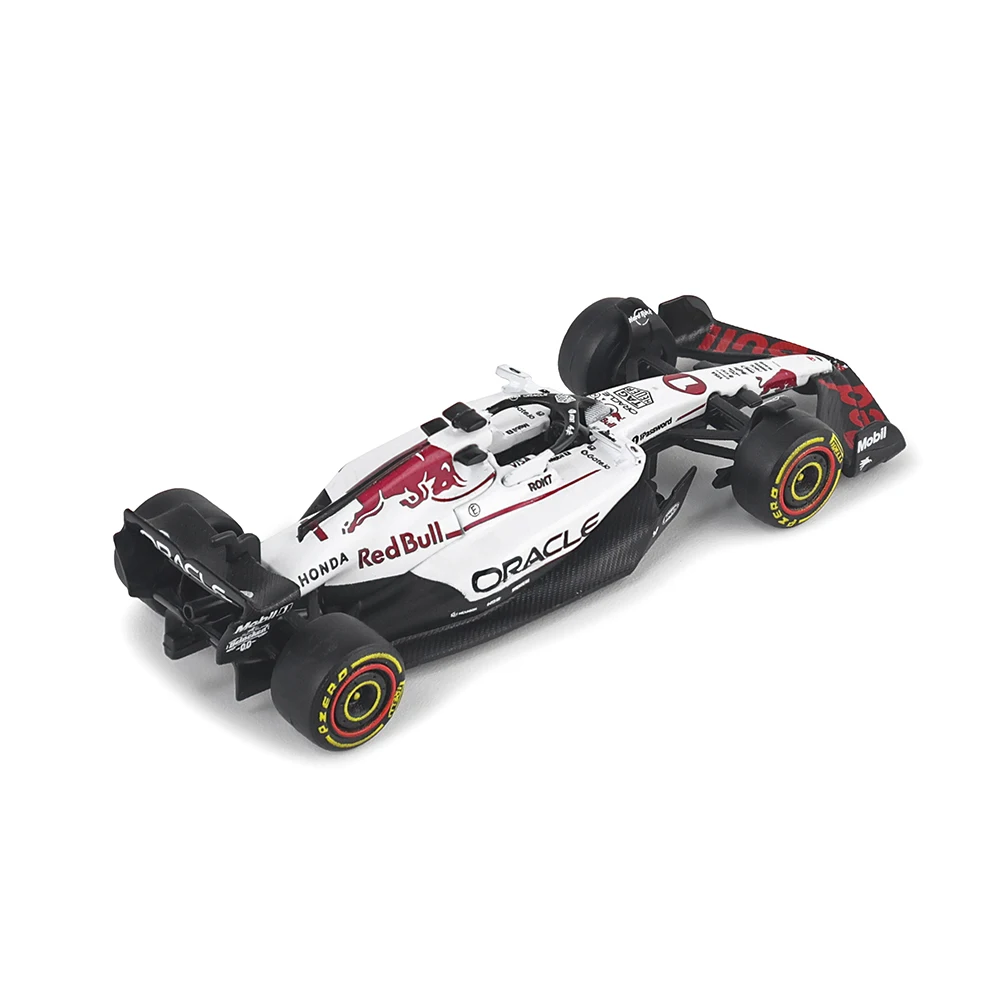 Фото Bburago 1:64 Oracle Red Bull Racing 2025 F1 RB21 # 1 Верстаппен # Коллекционная модель автомобиля Yuki Tsunoda Alloy, последняя модель, 22 шт. №5