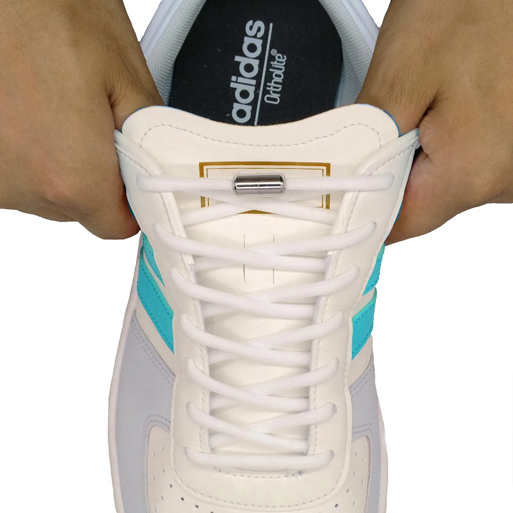 

1Pair New Elastic Shoe Laces Semicircle No Tie Shoelaces for Kids and Adult Sneakers for Shoelace Quick Lazy Laces Shoe Strings