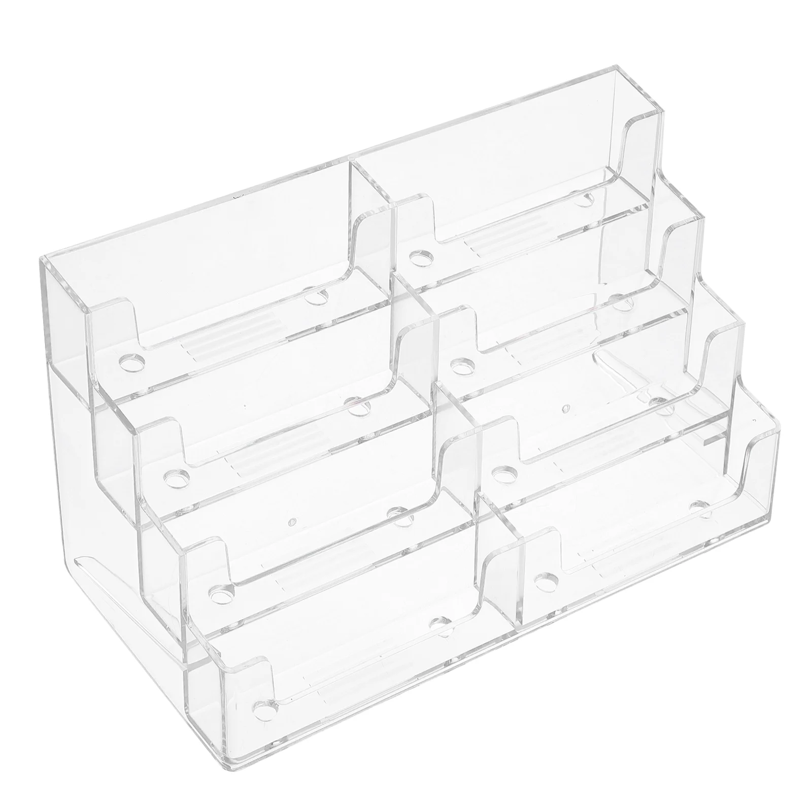 

Acrylic Business Holder Name Office Case Supplies Table Storage Box Organizer Stand Display