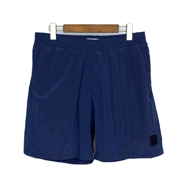 

Summer Shorts Men Clothing Metallic Nylon Sports Techwear Casual Quick-Drying Knee Length Pants Jogger MA170