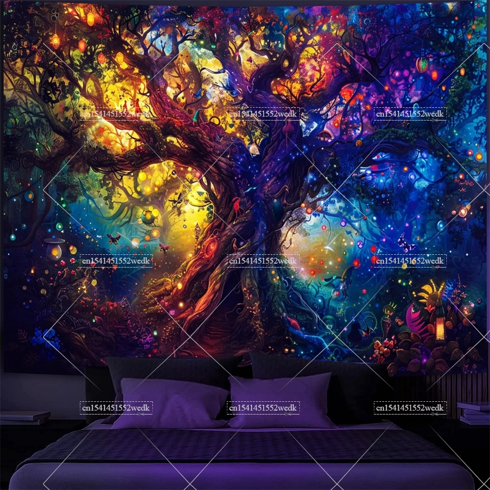 

УФ-реактивный гобелен Blacklight Forest Fairy FFO