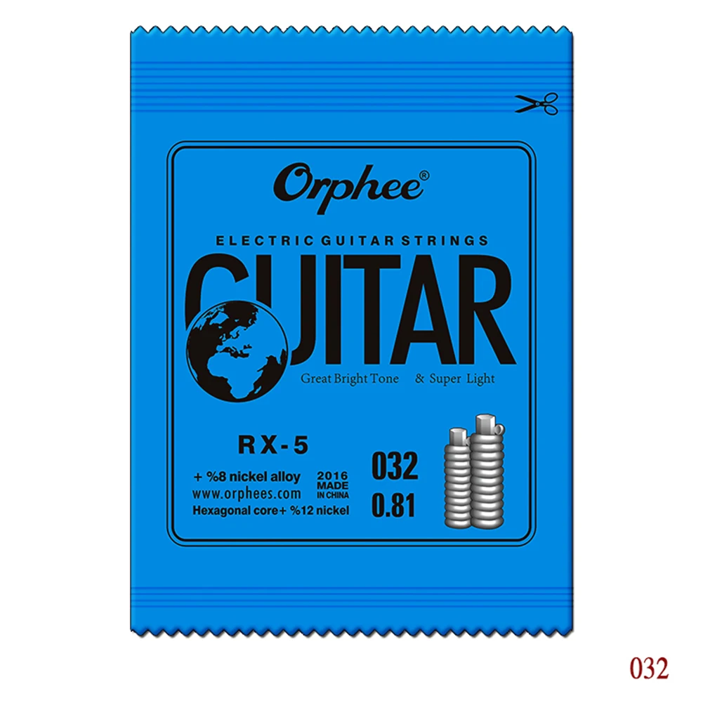 

Струны Orphee для электрогитары, ссветильник ные легсветильник гирлянды E B G D A, 009-042, одна струна