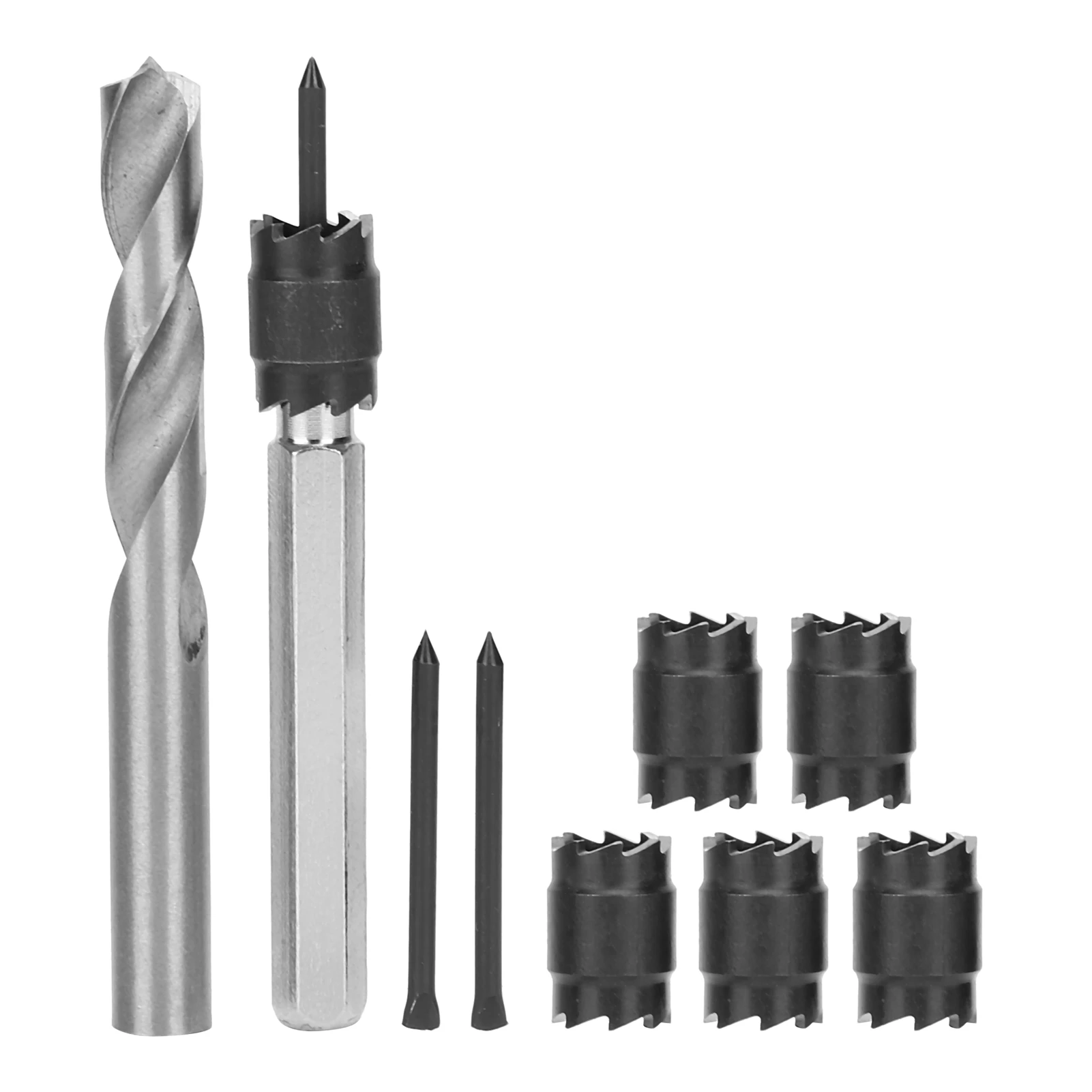 

9Pcs Spot Weld Cutter Hole Opener Set Drill Bit High Speed Steel Hex Shank Welding Drilling Tool Welding drill§Spot welding