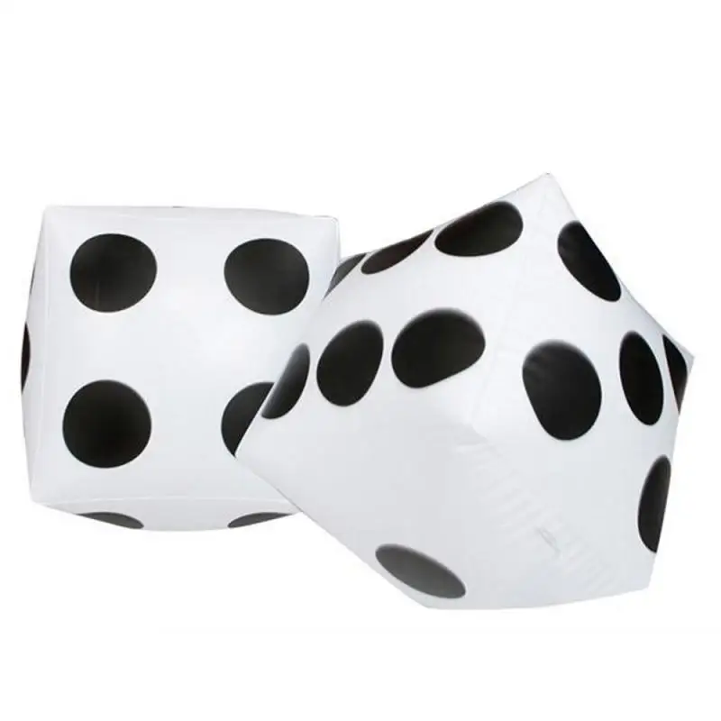 

Party Pool Beach Toy Eye-catching Inflatable Balloon Dice Versatile Portable Casino Themed Party Supplies Gambling Event Popular