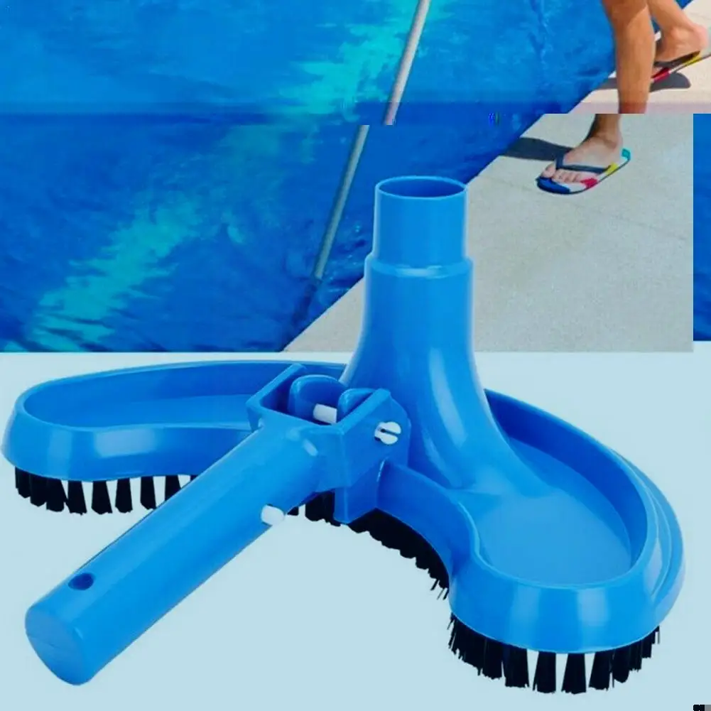 

Cleaner Pool Suction Brush Vacuum Brush Moon Swimming Curved Tool Half Flexible Vacuum Cleaning Pool Cleane H9y1