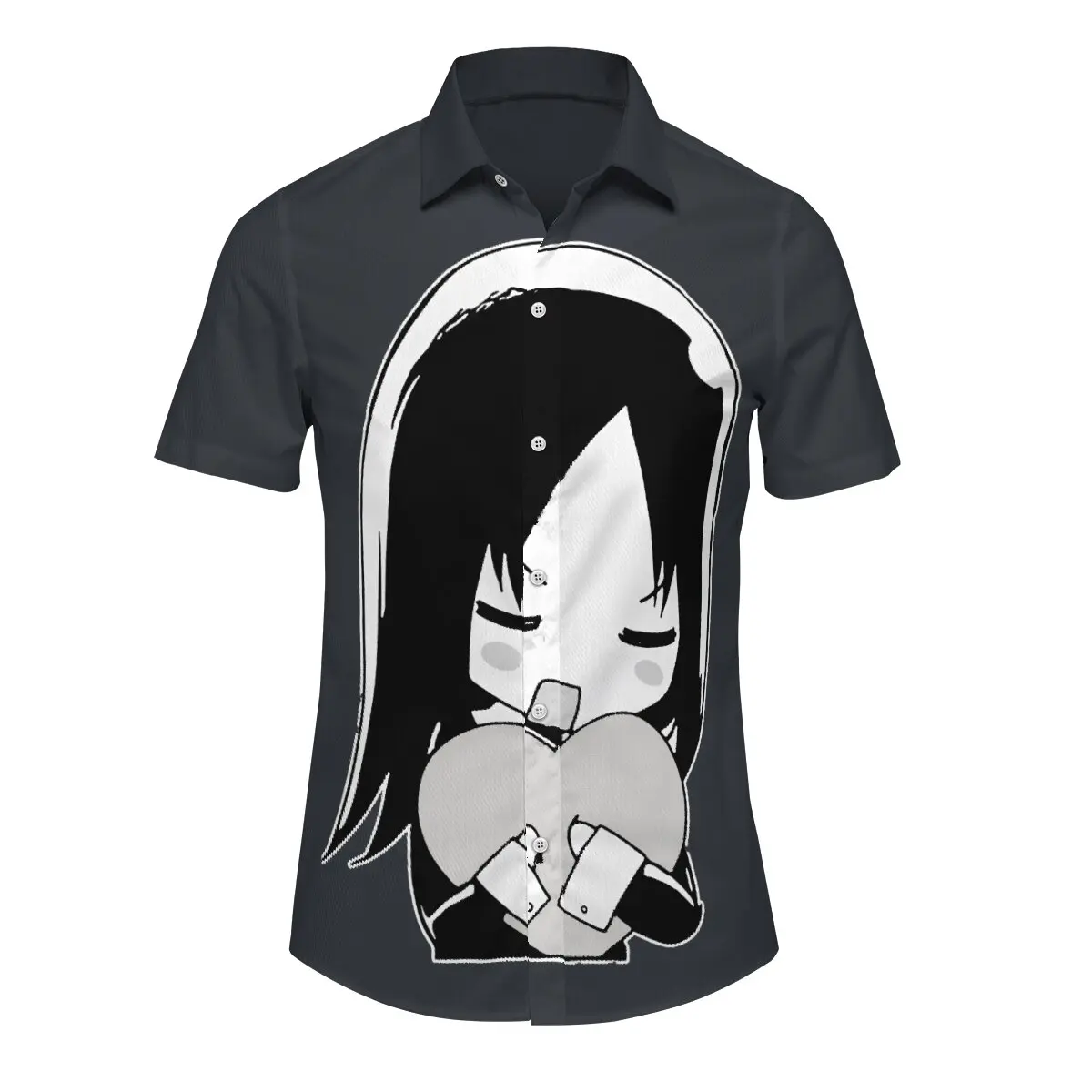 Chibi Ice Kaguya Chan уникальная 3D рубашка Sama Love Is War Leisure гавайская горячая распродажа для