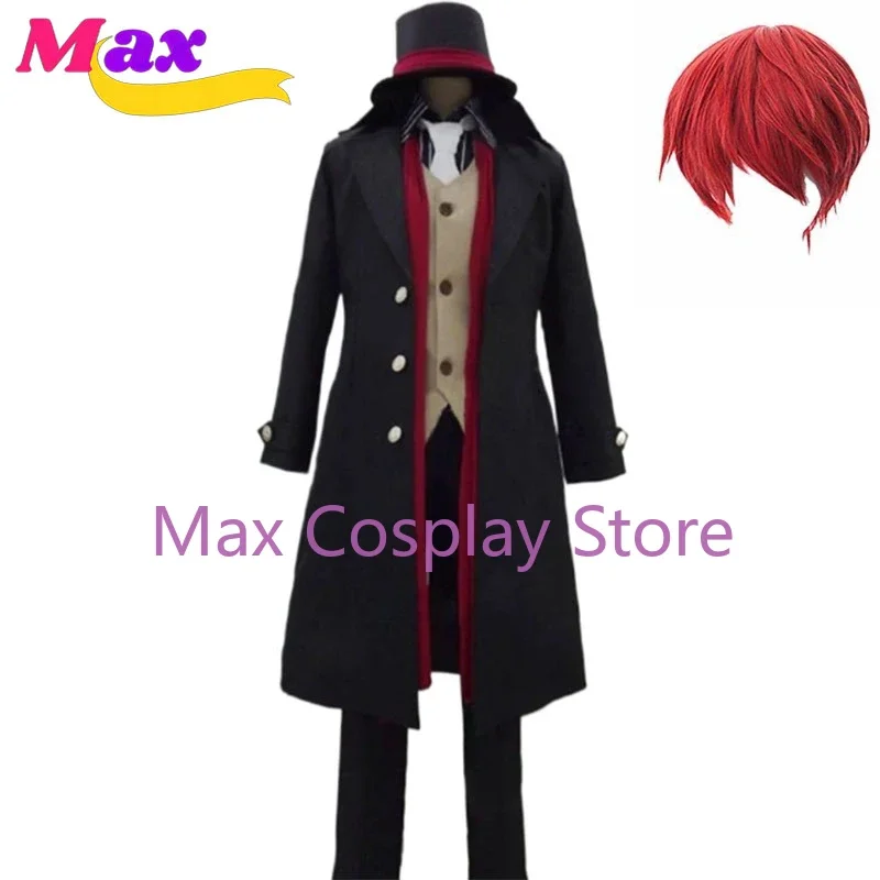 Max Cos Assassination Classroom Karma Akabane Nagisa Shiota Черно-белое пальто Косплей Костюм Хэллоуин