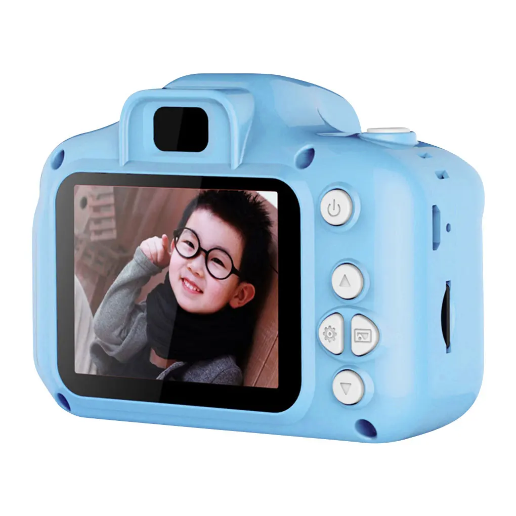 

New Cute Kids Mini Digital Photo 1080P Video Camera 2.0 Inch HD Screen Small Toy Camcorder Videocamera Micro Cam Children Gift