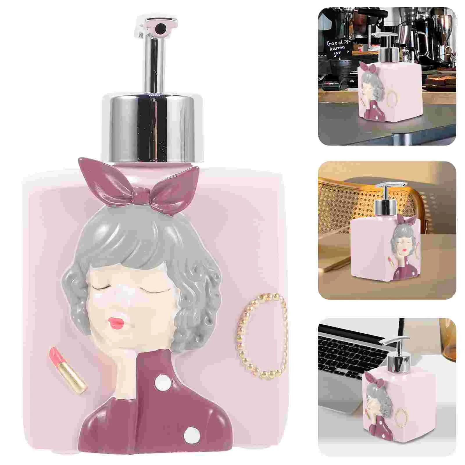 

Pump Lotion Dispenser Refillable Empty Shampoo Container Hand Soap Dispenser(330ml)