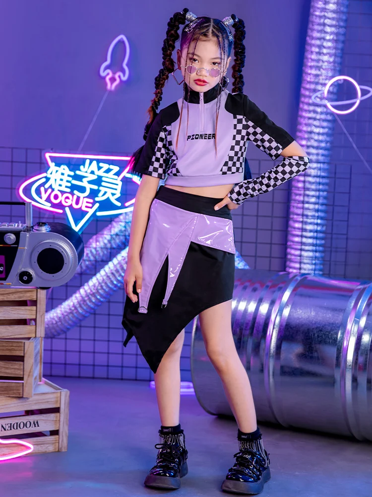 Костюм ZZL K-PoP для девочек модный костюм джазовых танцев детский представлений и