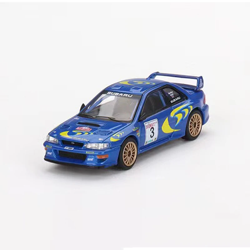 

Литой Сплав 1:64 масштаб WRC Winner Supercar синяя модель автомобиля ностальгия для взрослых Классическая коллекция игрушек статический дисплей подарки сувенир