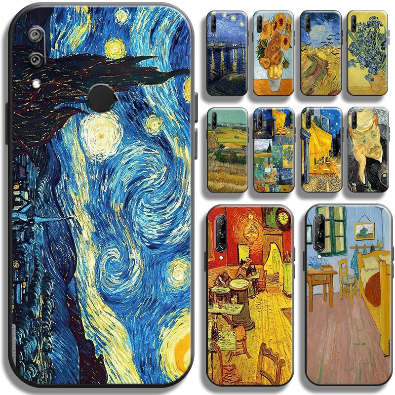 

Retro Van Gogh Oil Painting Phone Case For Huawei Y9 Prime Y9 2019 Y9A Y8S Y8P Y7 Y7P Y6 Y6P Carcasa Cover Shell Shockproof