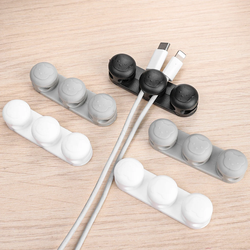 Самоклеящийся держатель шнура зажимы для кабеля настольные органайзеры