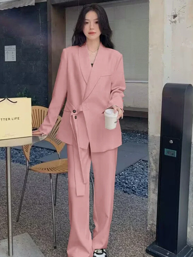 Женский комплект из 2 предметов. Элегантный весенне-осенний блейзер. офисный