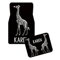 monogram car mats custom car mat personalized car mat new driver gift car floor mats car accessories sweet 16 gift giraffe
