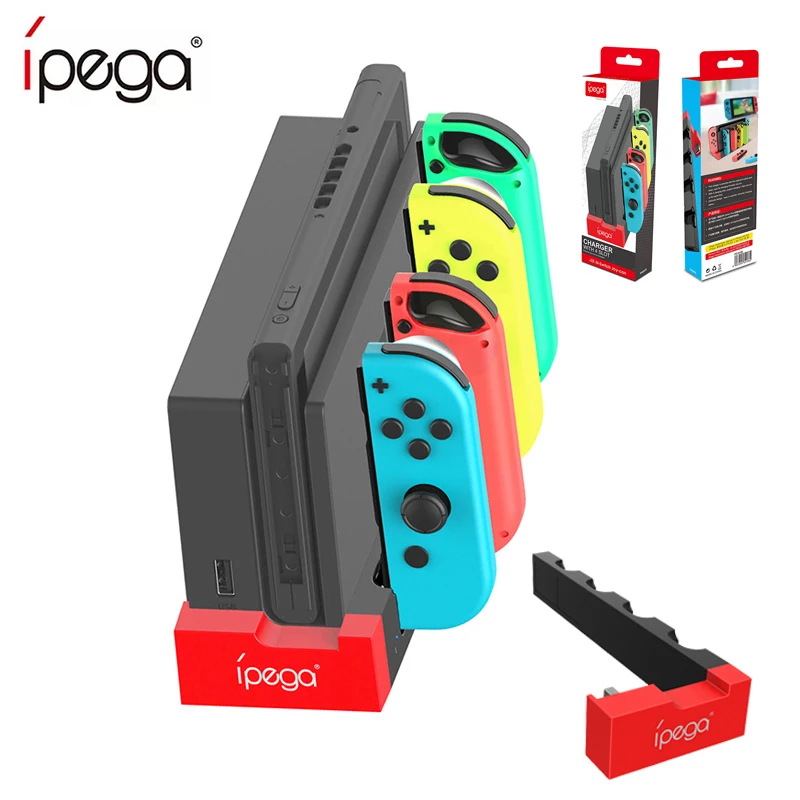 Ipega PG-9186 For Joy Con Charger Dock Stand Station Holder for Nintendo Switch NS Game Controller Dock Charging Base