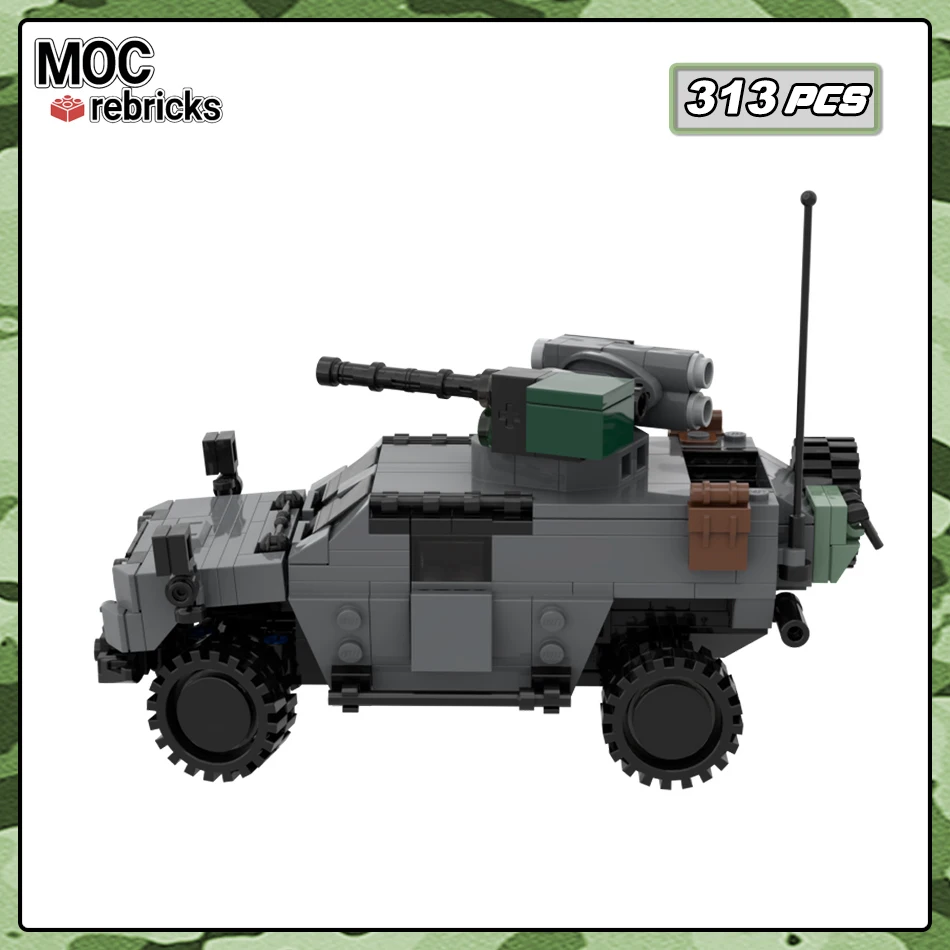 Военная серия VN4 разведчик автомобиль строительные блоки пехота боевой Модель