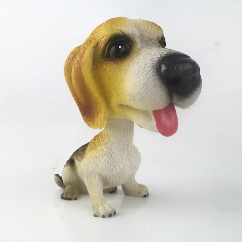 

Car Dog Ornaments Cartoon Accessories Bobblehead Nodding Head Bobbleheadsdashboard Display Decoration