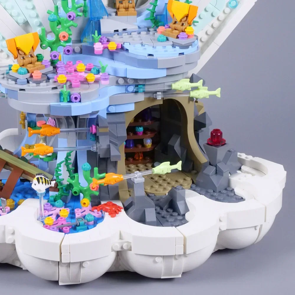 Miniso Дисней Ариэль Русалочка Принцесса Подводный дворец Королевский раскладушка