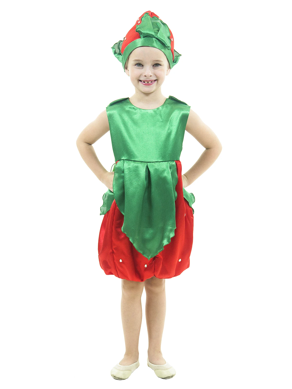 Детский карнавальный костюм Клубничка |