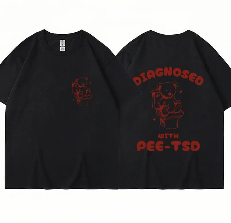 Женская футболка с диагностическим дизайном забавная Футболка принтом медведя