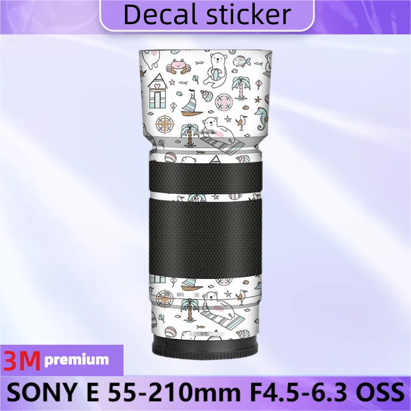 Наклейка на объектив камеры SONY E 55-210 мм F4.5-6.3 OSS