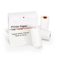 m02 series 5053mm 3 roll non dry glue printing paper thermal paper sticker