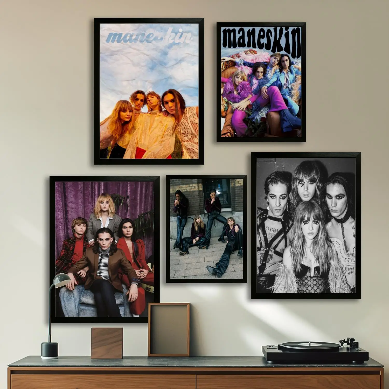 Maneskin холст художественный постер и настенная картина печать современные