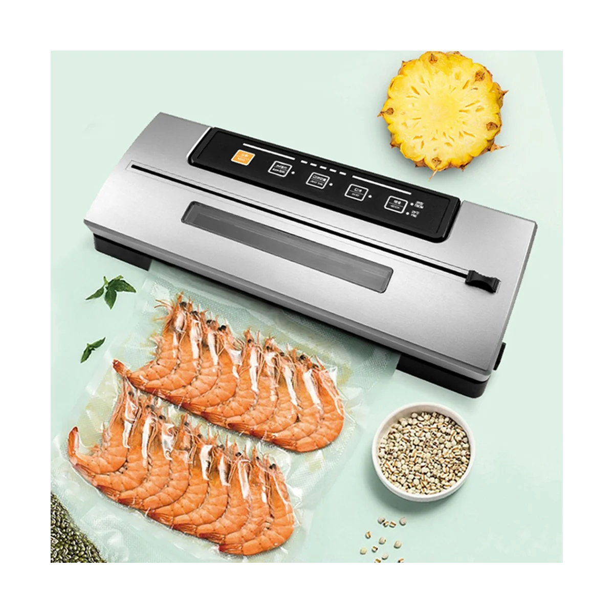 

Вакуумный упаковщик пищевых продуктов с прозрачным окном, домашняя вакуумная упаковочная машина, пакеты для хранения, вилка европейского стандарта