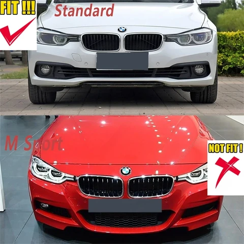 Передний бампер, спойлер, сплиттер, диффузор для BMW F30 F31 335i 330d 325d 320i 328i Non M Sport 2012-2019 Bodykits Tuning