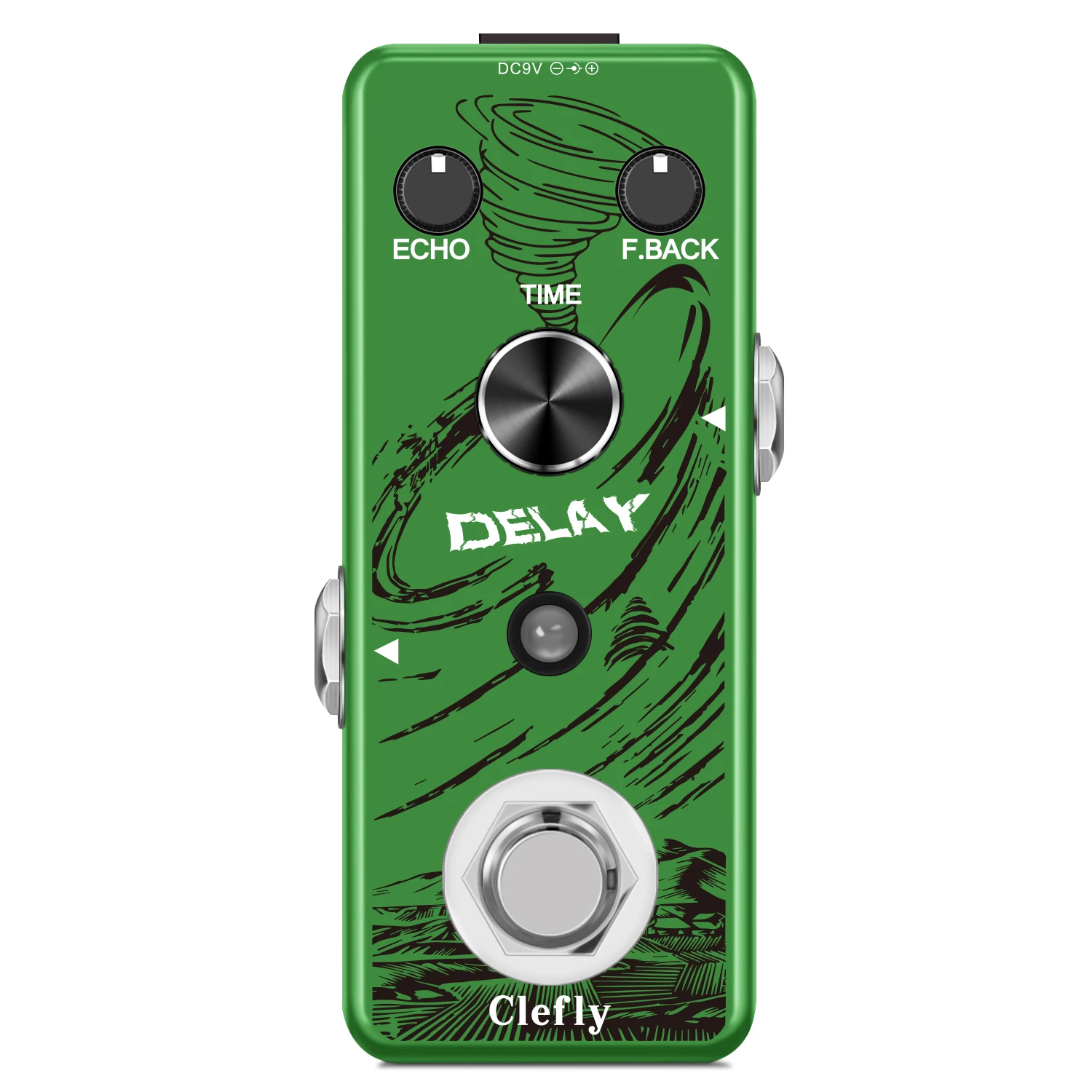 Clefly LEF-314 Guitar Delay Pedal Analog Delay Guitar Effect Pedal Switching, Fully Vintage Delay True Bypass
