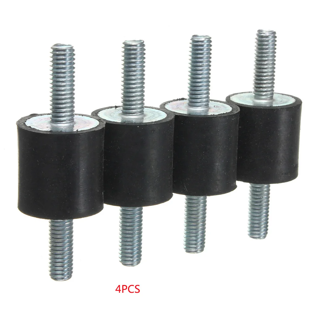 

4 шт., резиновые амортизаторы M6 с двойной наружной резьбой
