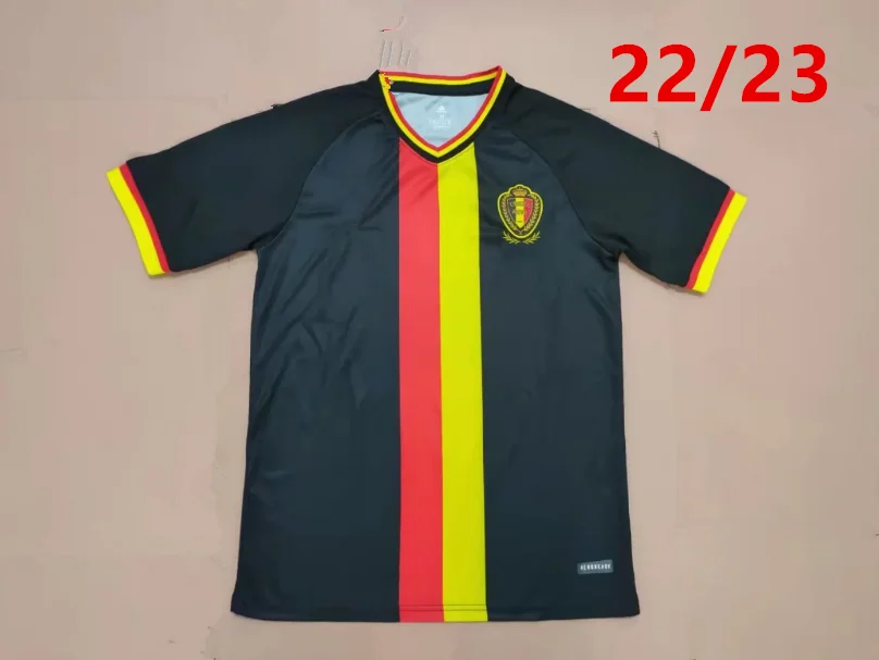 

Новинка 22/23, Бельгийская футбольная майка BRUYNE R. LUKAKU E. Футболка национальной сборной аз каррасо Мертенс 2022 2023
