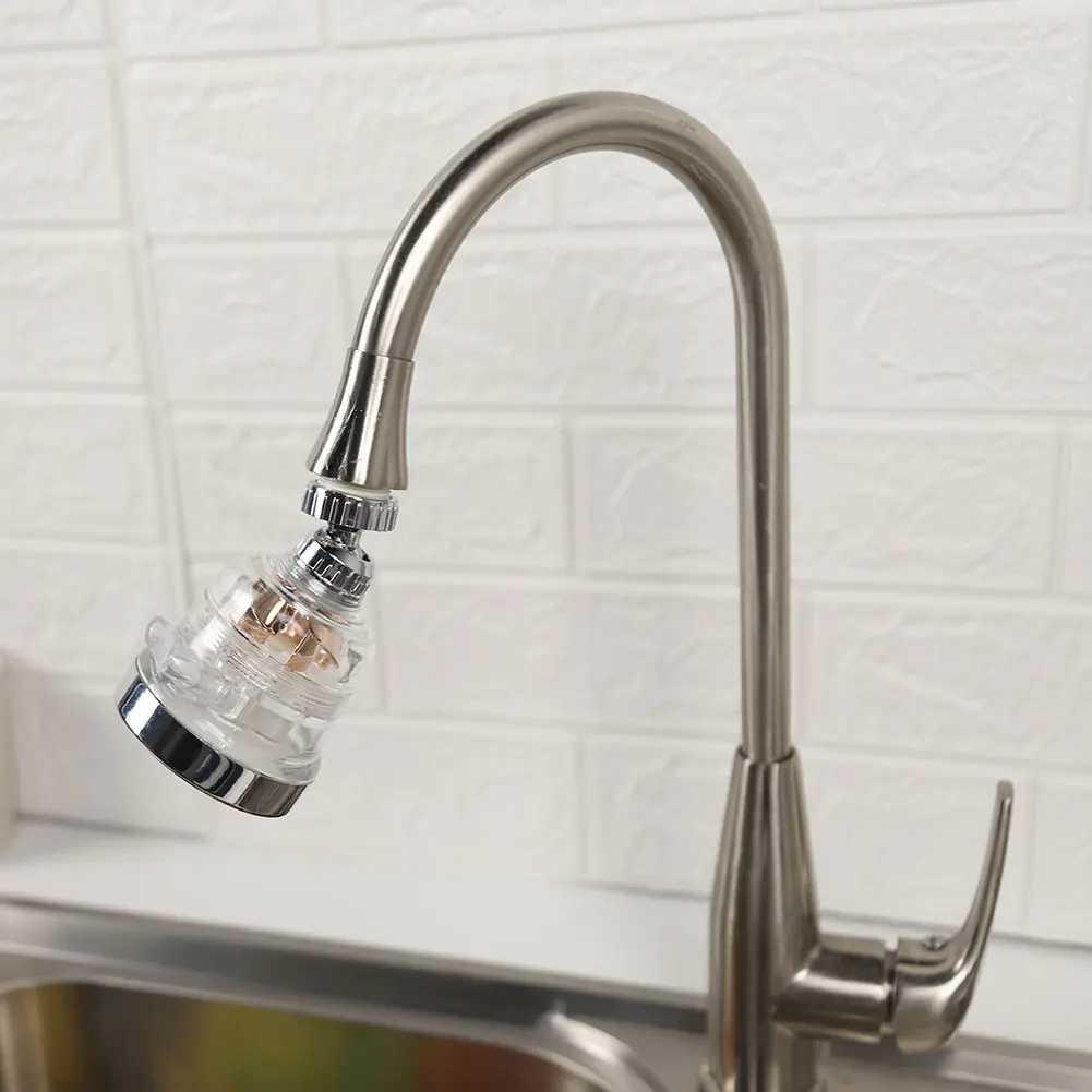 

Kitchen Faucet Sprayer 360° Rotating Sink Faucet Head Extender Splashproof Water Saving Booster Tap Nozzle Universal Adapter
